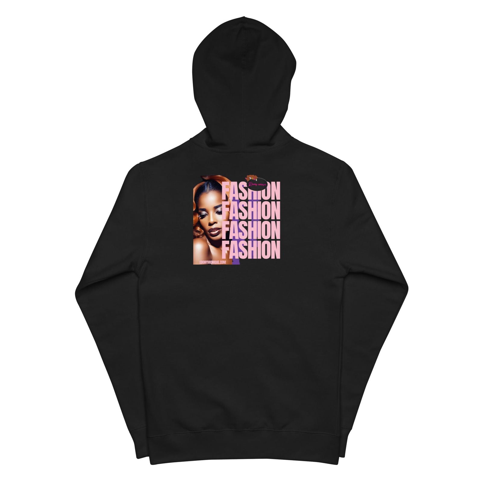 EM Fleece Zip Up Hoodie - ShopEbonyMonique