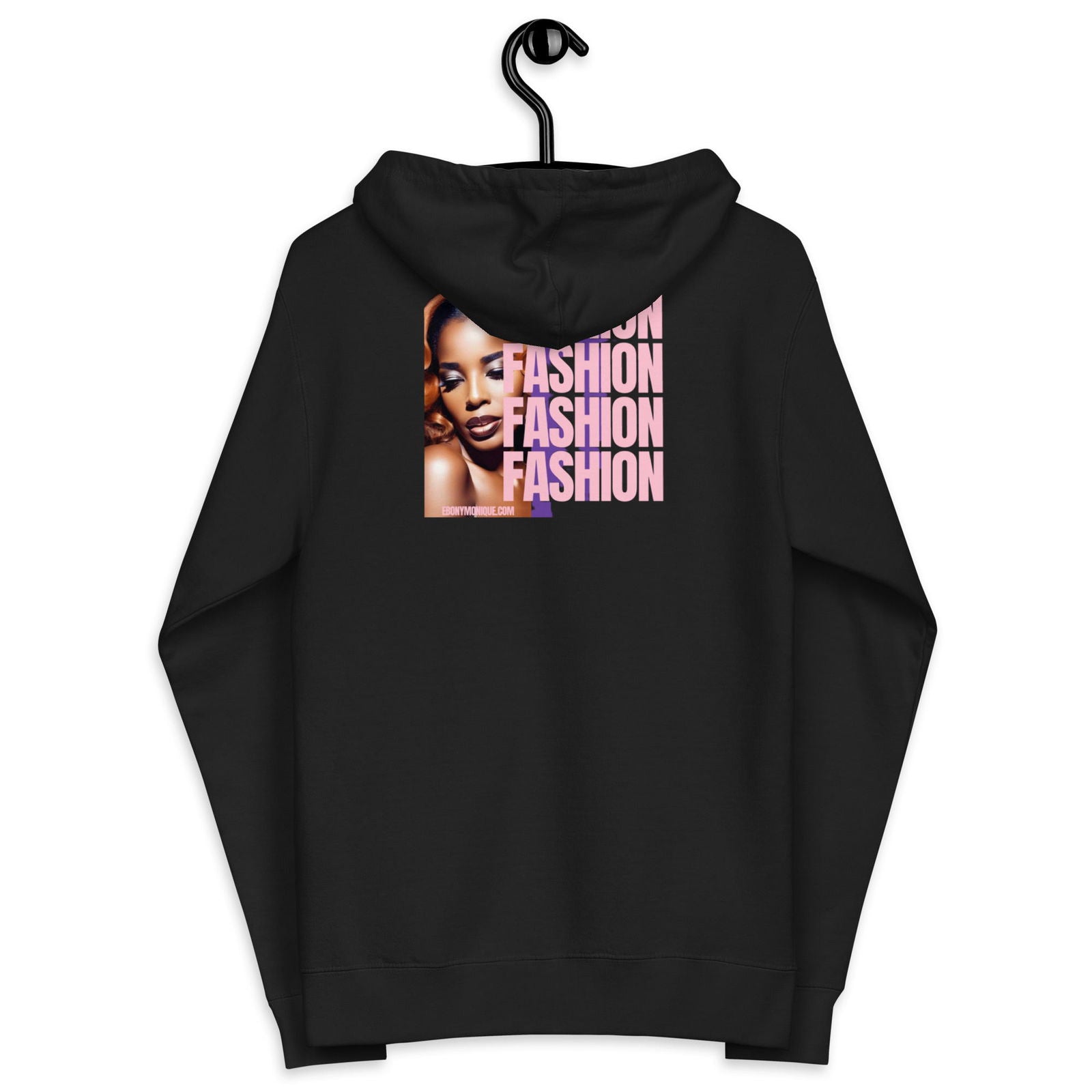 EM Fleece Zip Up Hoodie - ShopEbonyMonique