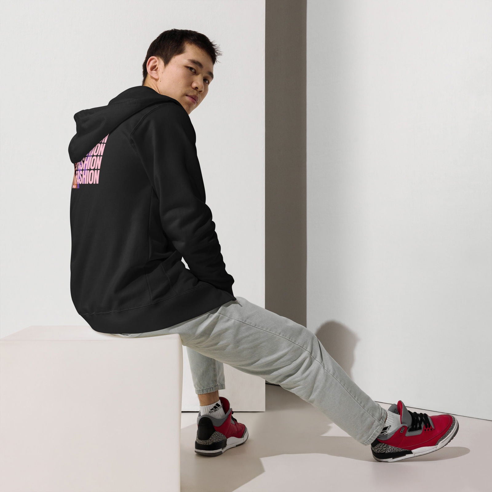 EM Fleece Zip Up Hoodie - ShopEbonyMonique