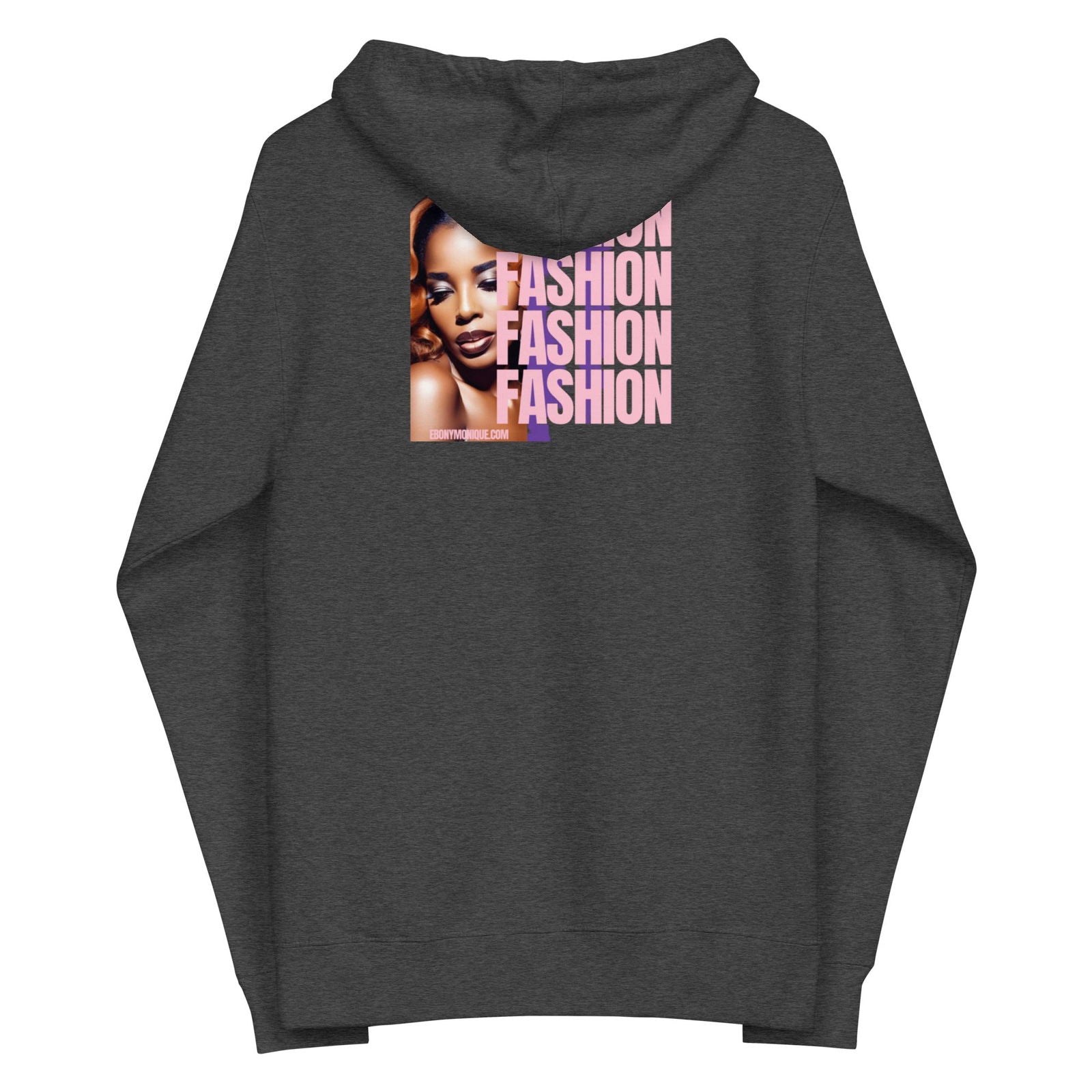 EM Fleece Zip Up Hoodie - ShopEbonyMonique