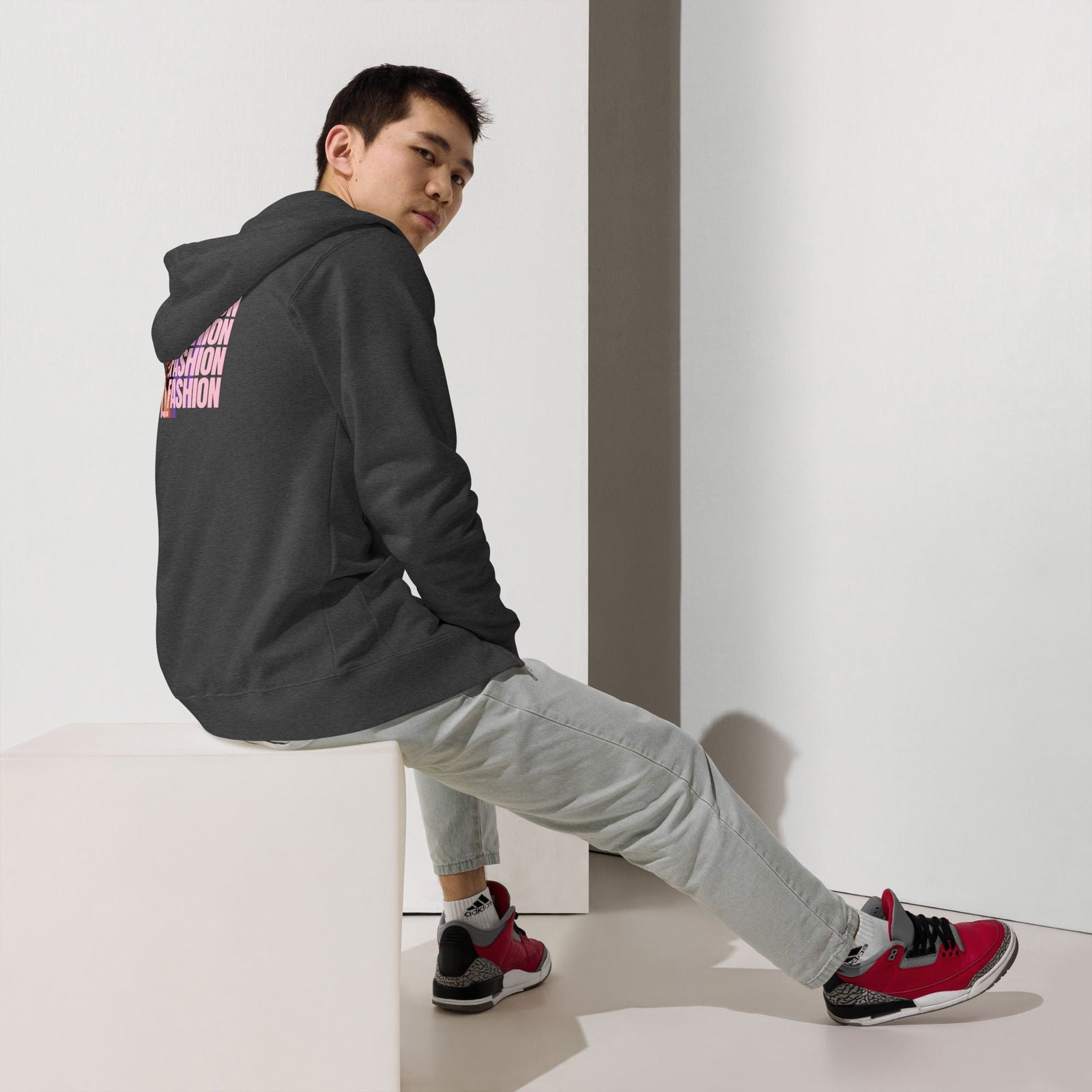 EM Fleece Zip Up Hoodie - ShopEbonyMonique