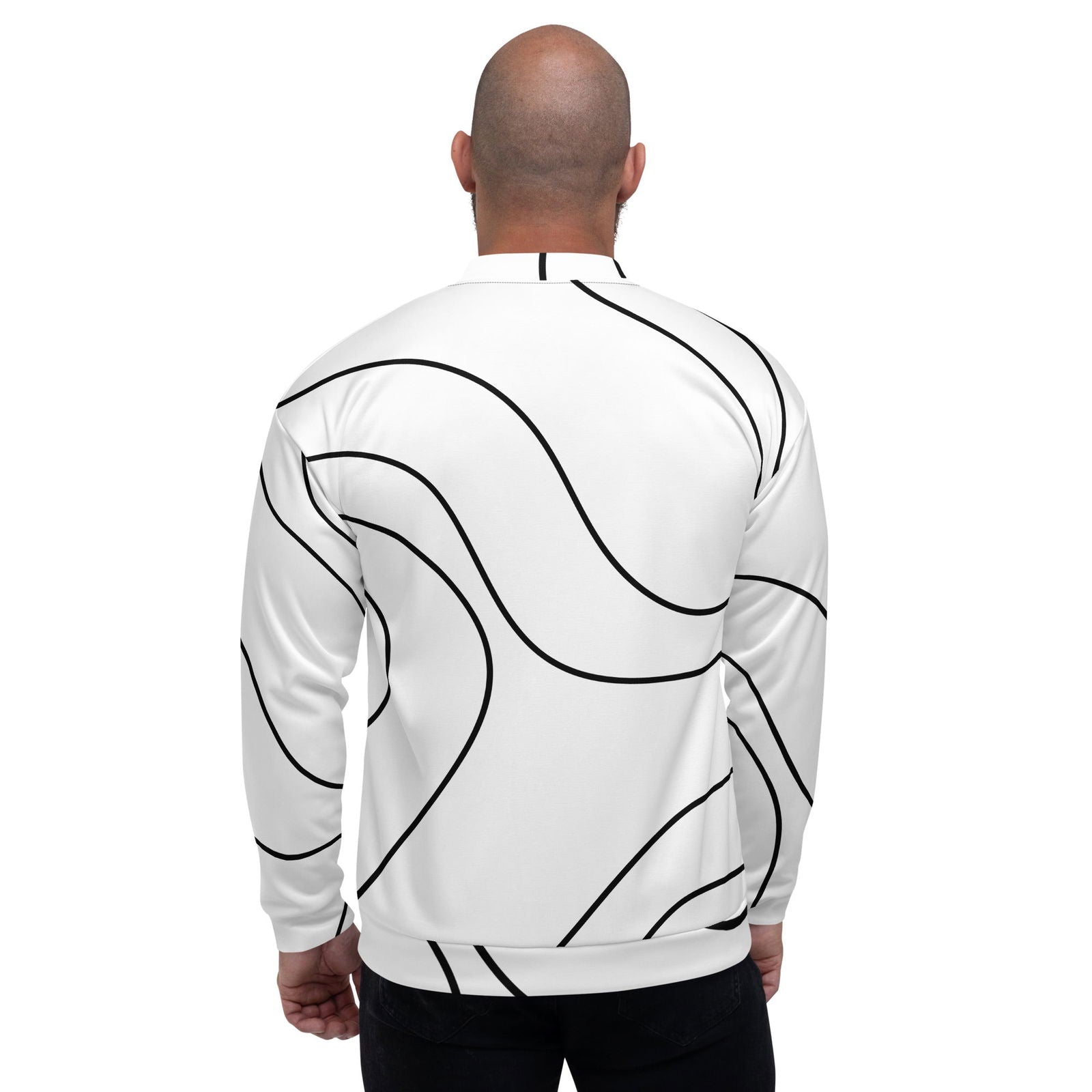 EM Lines Unisex Bomber Jacket - ShopEbonyMonique