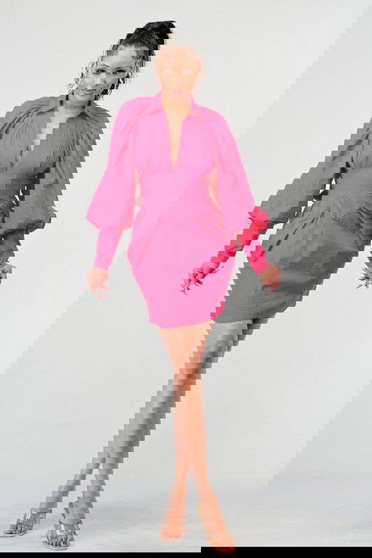 EM Puff Hem Dress - ShopEbonyMonique