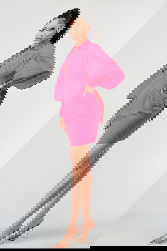 EM Puff Hem Dress - ShopEbonyMonique