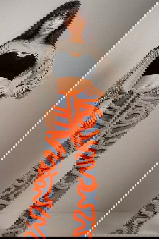 EM Spiral Denim Dynamism Jeans - ShopEbonyMonique