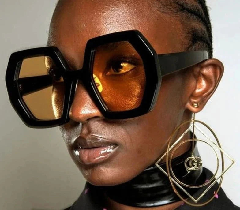 EM Square Irregular Sunglasses - ShopEbonyMonique