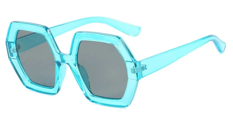 EM Square Irregular Sunglasses - ShopEbonyMonique