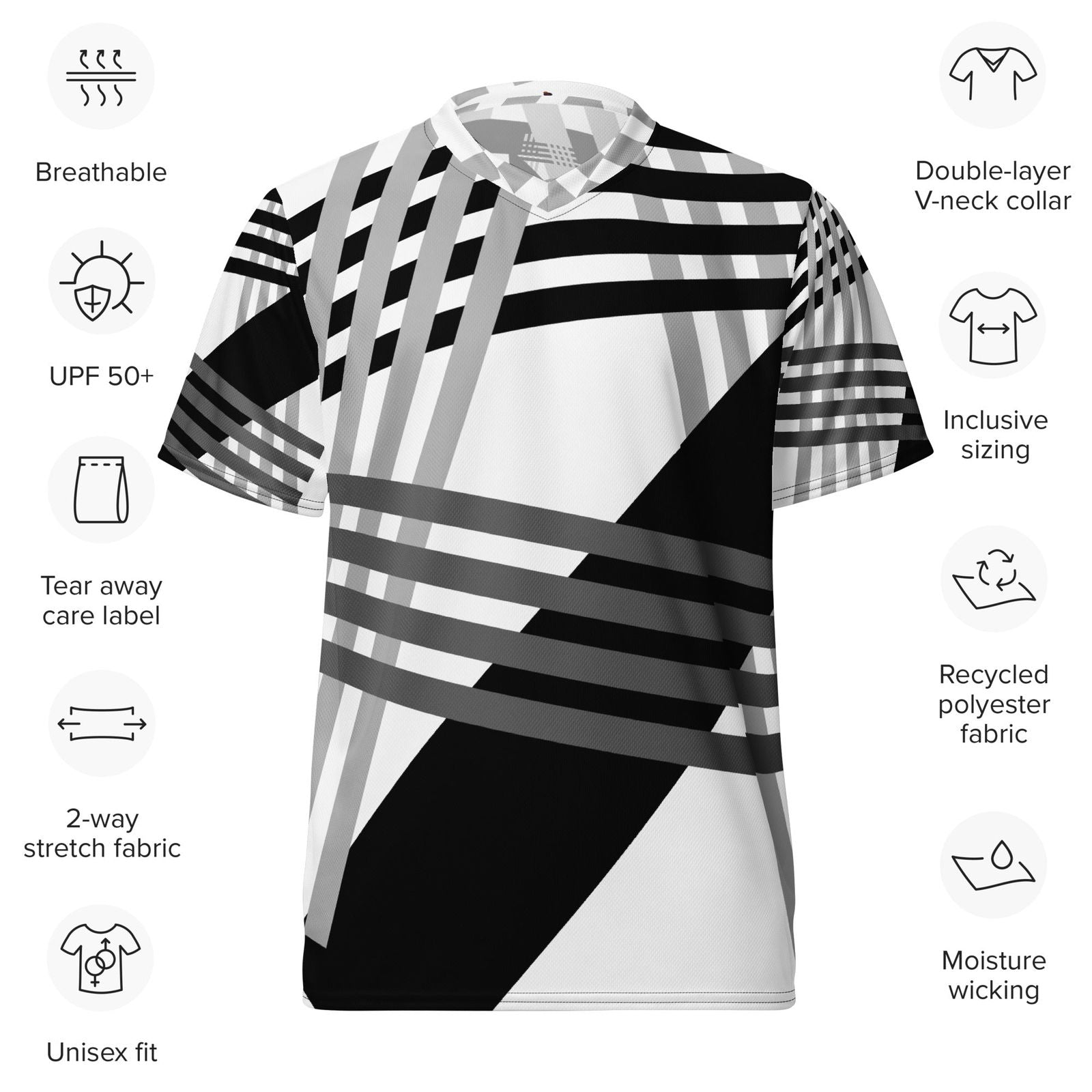 EM Stripped Unisex Jersey - ShopEbonyMonique