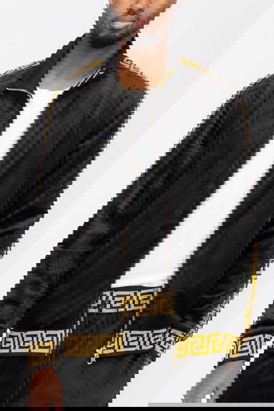 EM VELOUR TRACK JACKET - ShopEbonyMonique