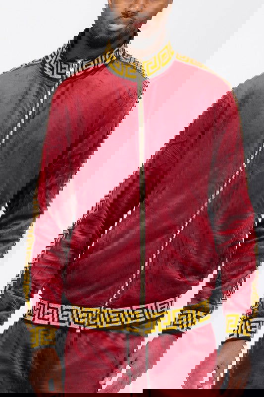 EM VELOUR TRACK JACKET - ShopEbonyMonique