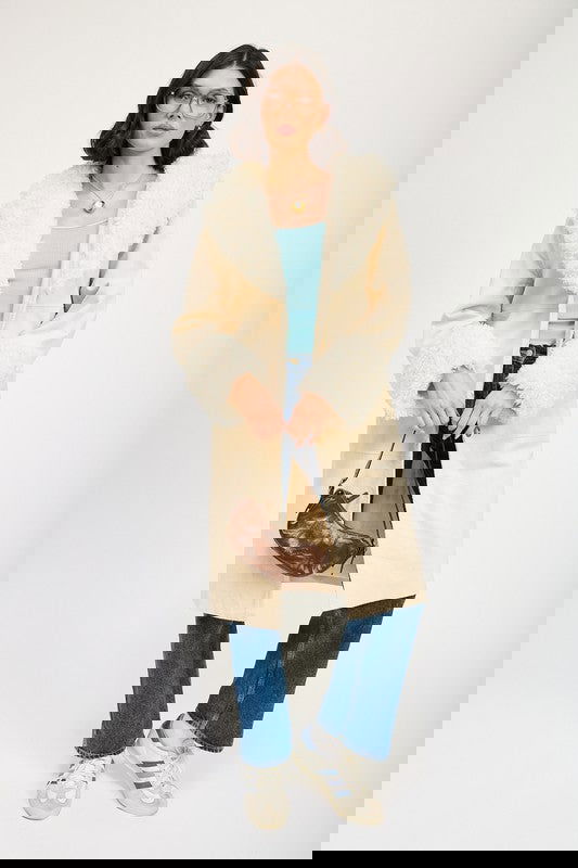 FAUX MID TRENCH COAT - ShopEbonyMonique