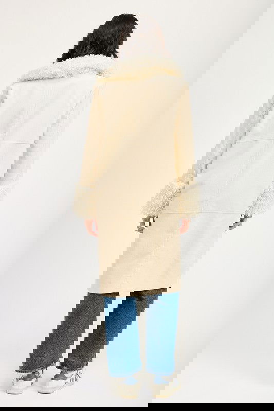 FAUX MID TRENCH COAT - ShopEbonyMonique