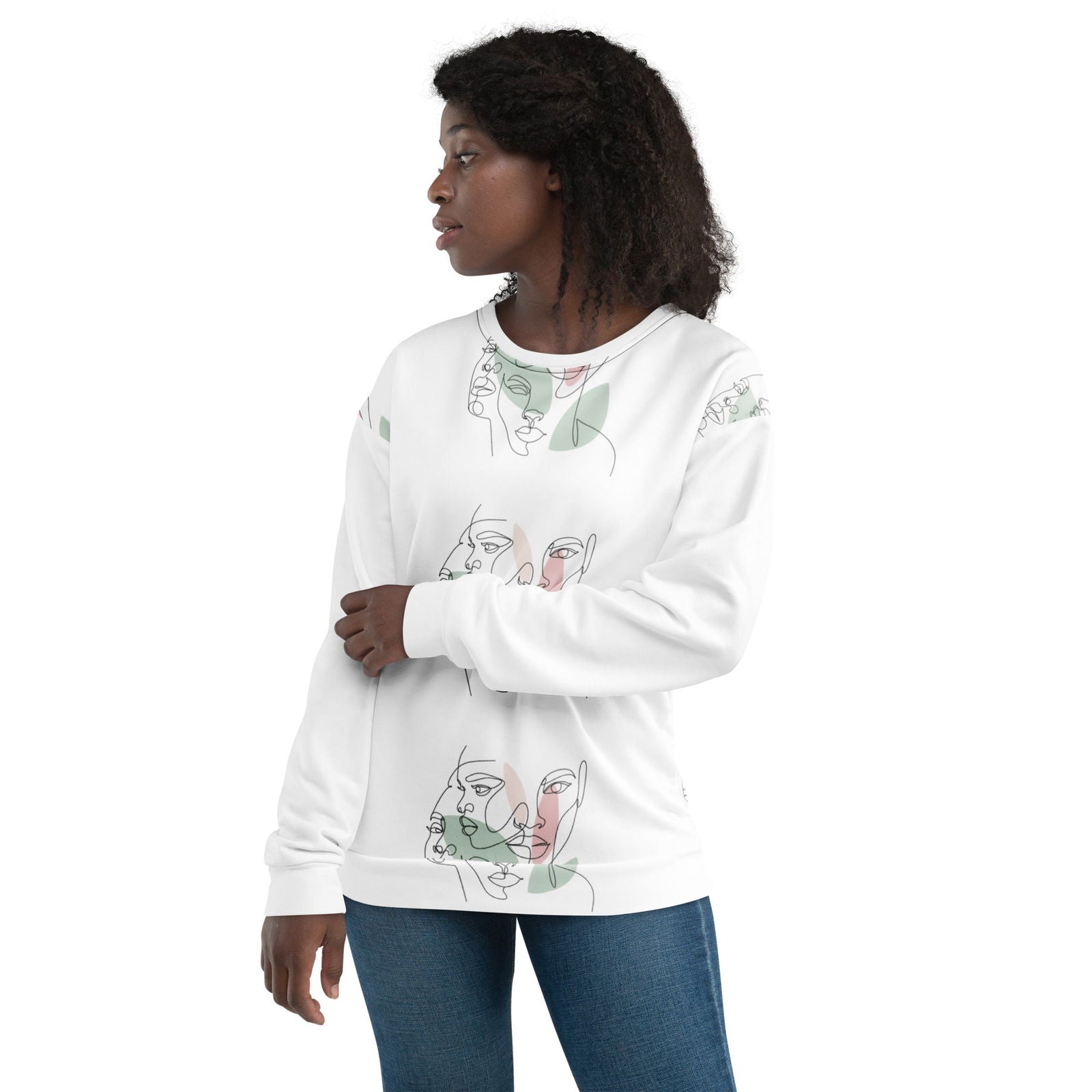 Faces Unisex Sweatshirt - ShopEbonyMonique