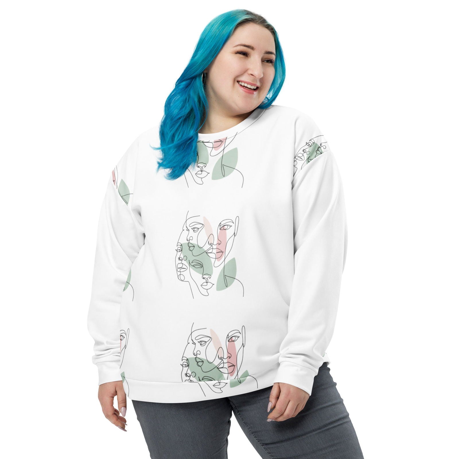 Faces Unisex Sweatshirt - ShopEbonyMonique