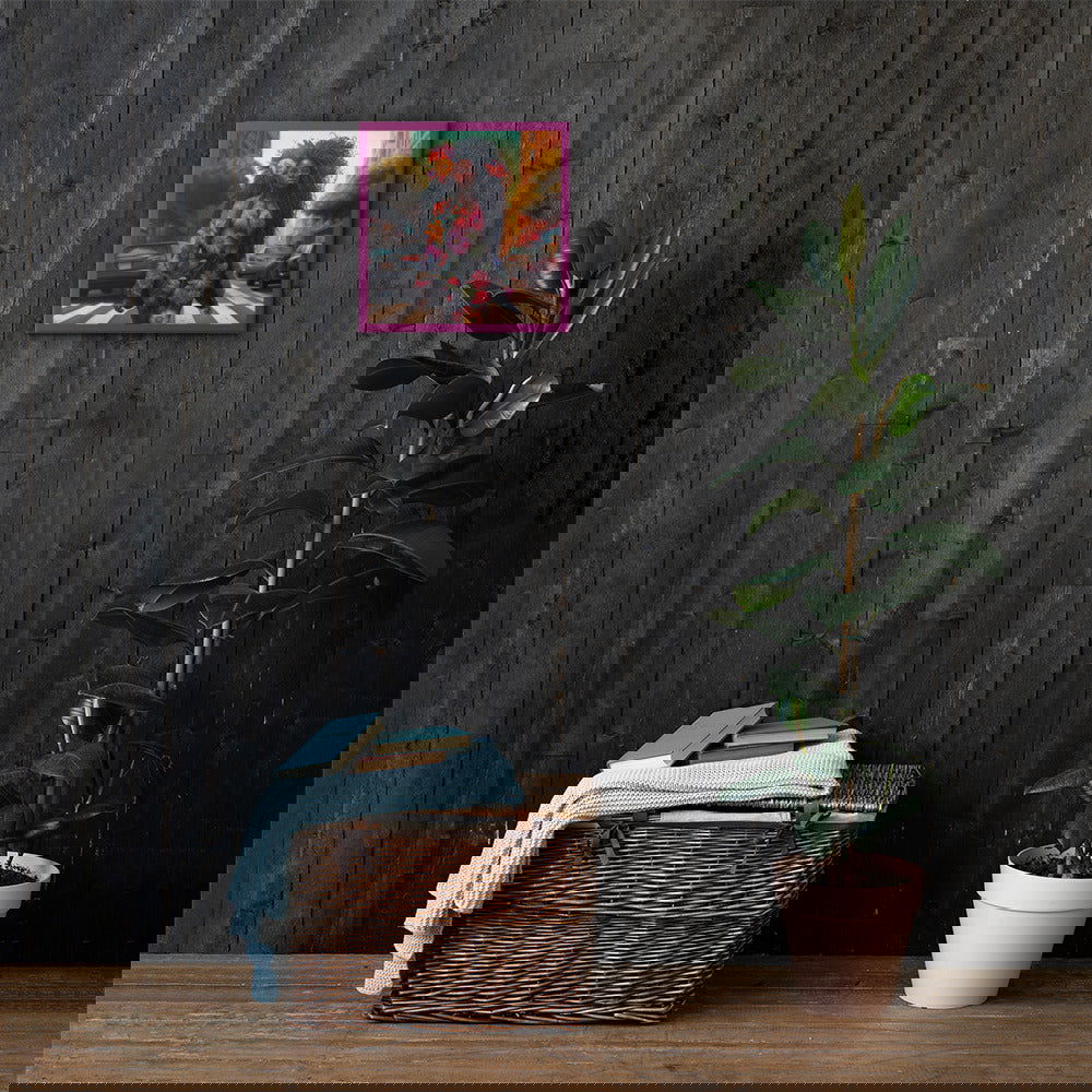 Floral Desire Street Canvas - ShopEbonyMonique