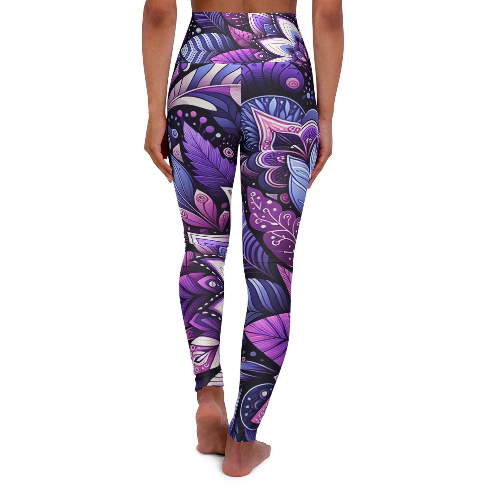 Garden Purple - Leggings - ShopEbonyMonique