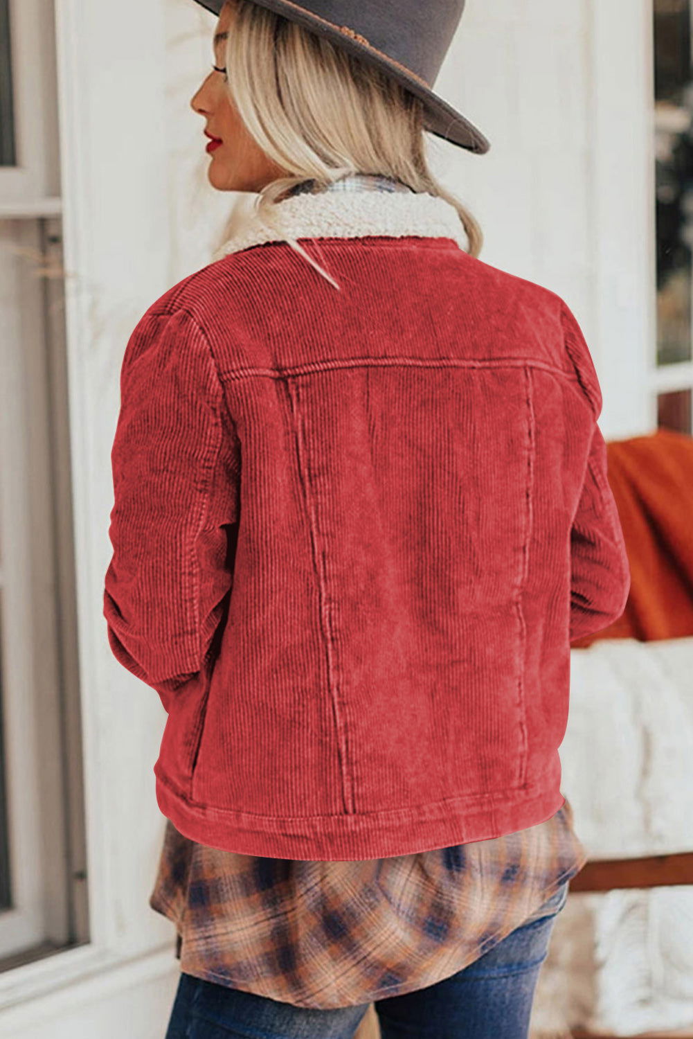 Gray Corduroy Jacket - ShopEbonyMonique