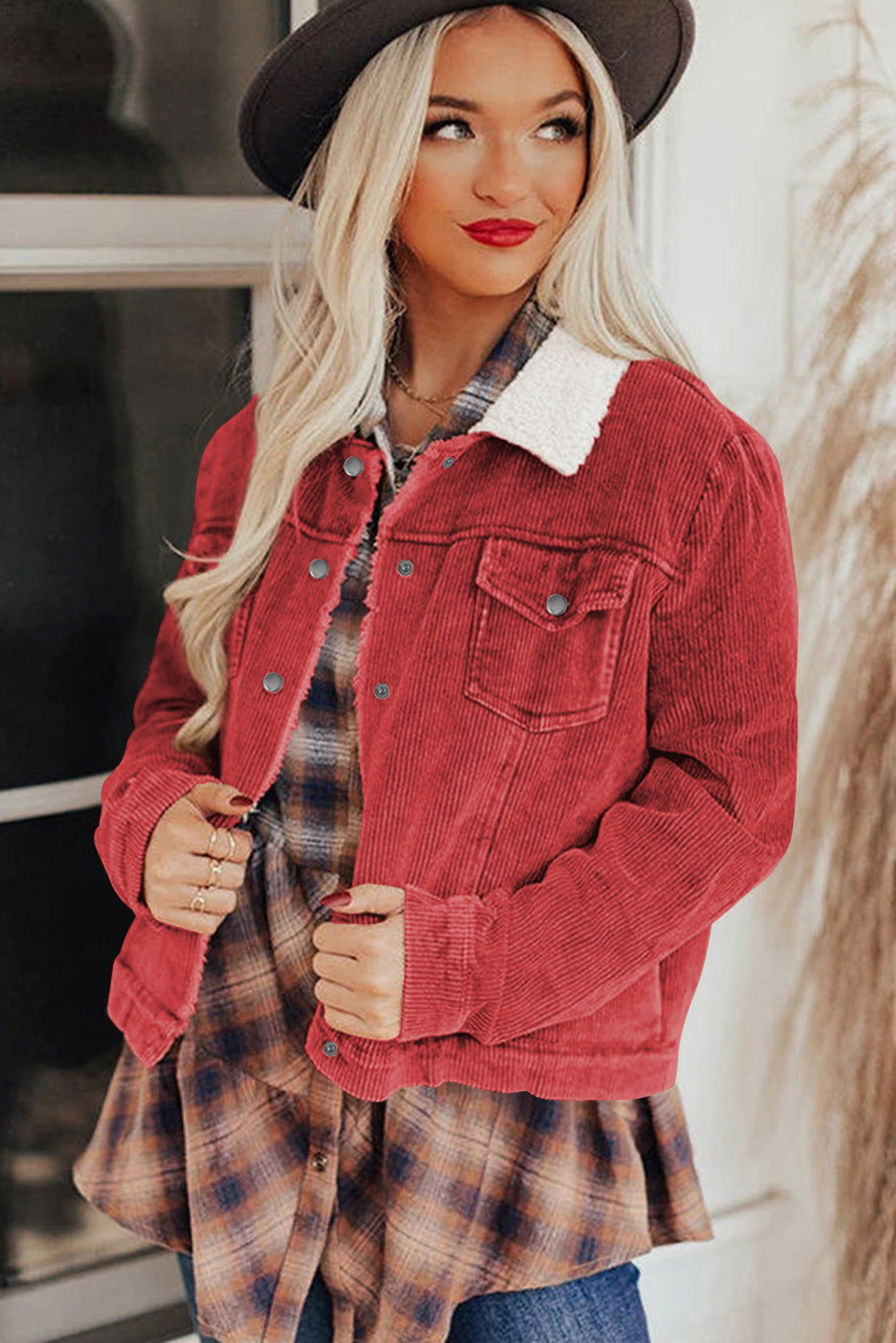 Gray Corduroy Jacket - ShopEbonyMonique