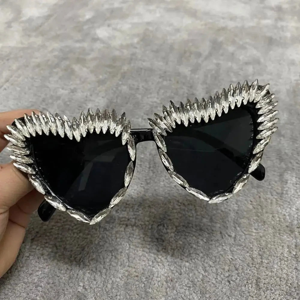 Heart Luxury Diamond Sunglasses - ShopEbonyMonique