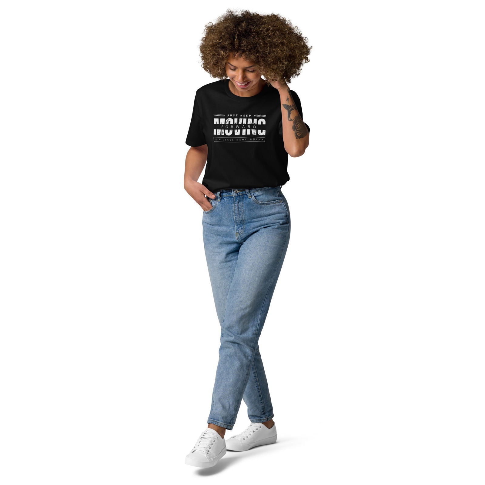 Keep It Moving Unisex organic cotton t-shirt - ShopEbonyMonique