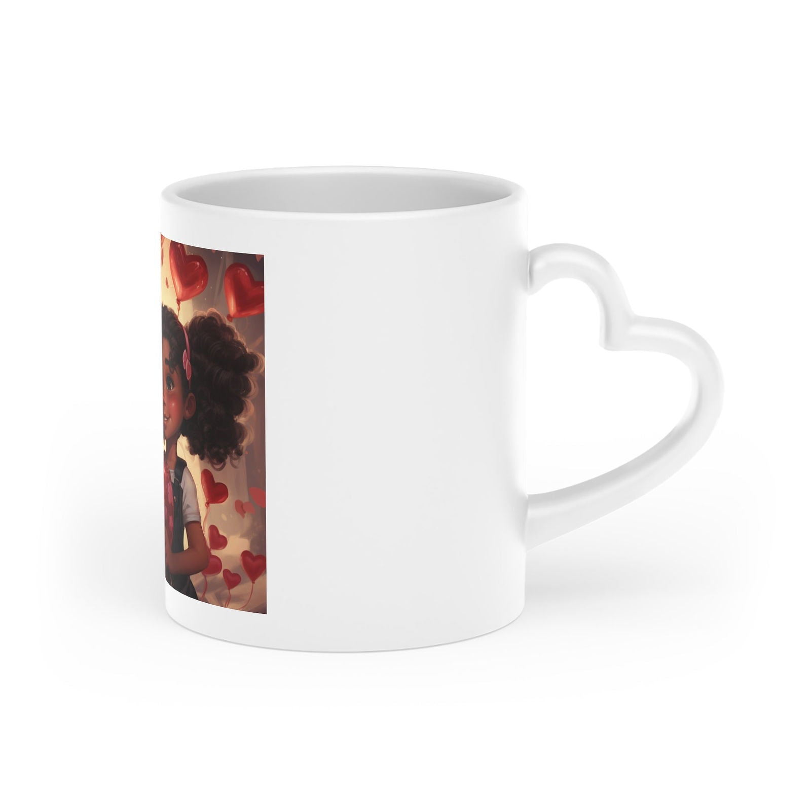 Kiddie Love Heart-Shaped Mug - ShopEbonyMonique