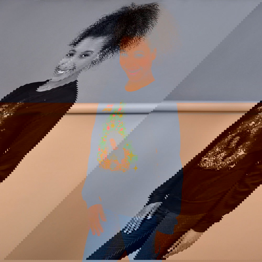 Merry Christmas Lady Sweatshirt - ShopEbonyMonique