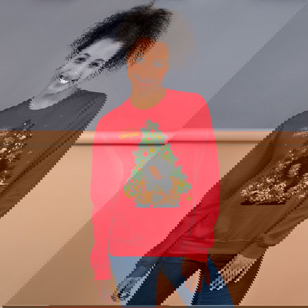 Merry Christmas Lady Sweatshirt - ShopEbonyMonique