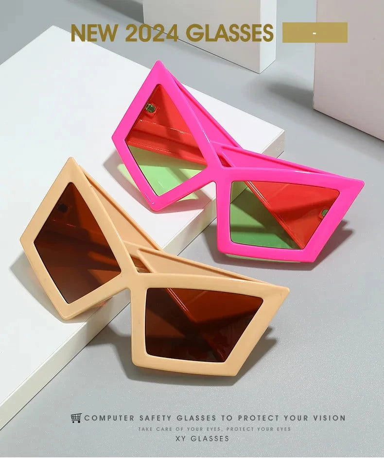 Oversized Cat Eye Sunglasses - ShopEbonyMonique