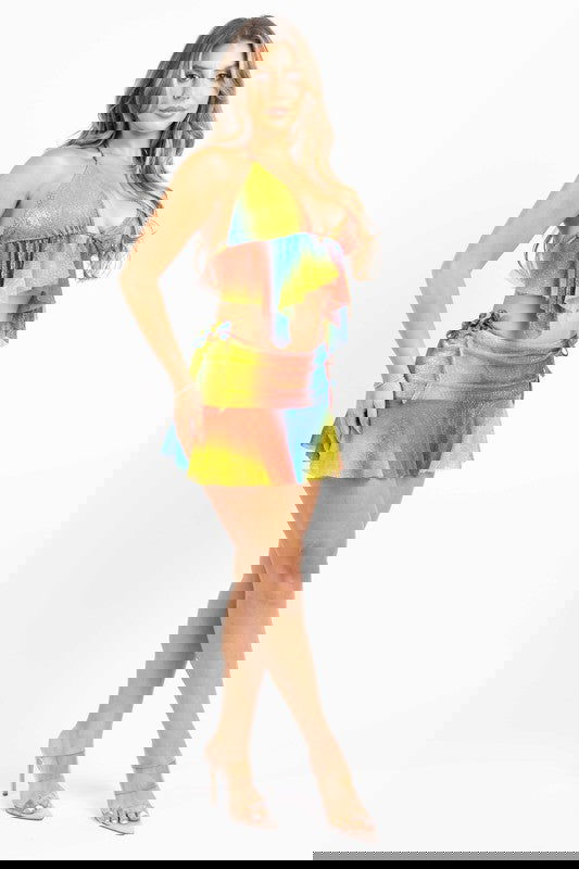 Ruffled 3 Pieces Set - ShopEbonyMonique