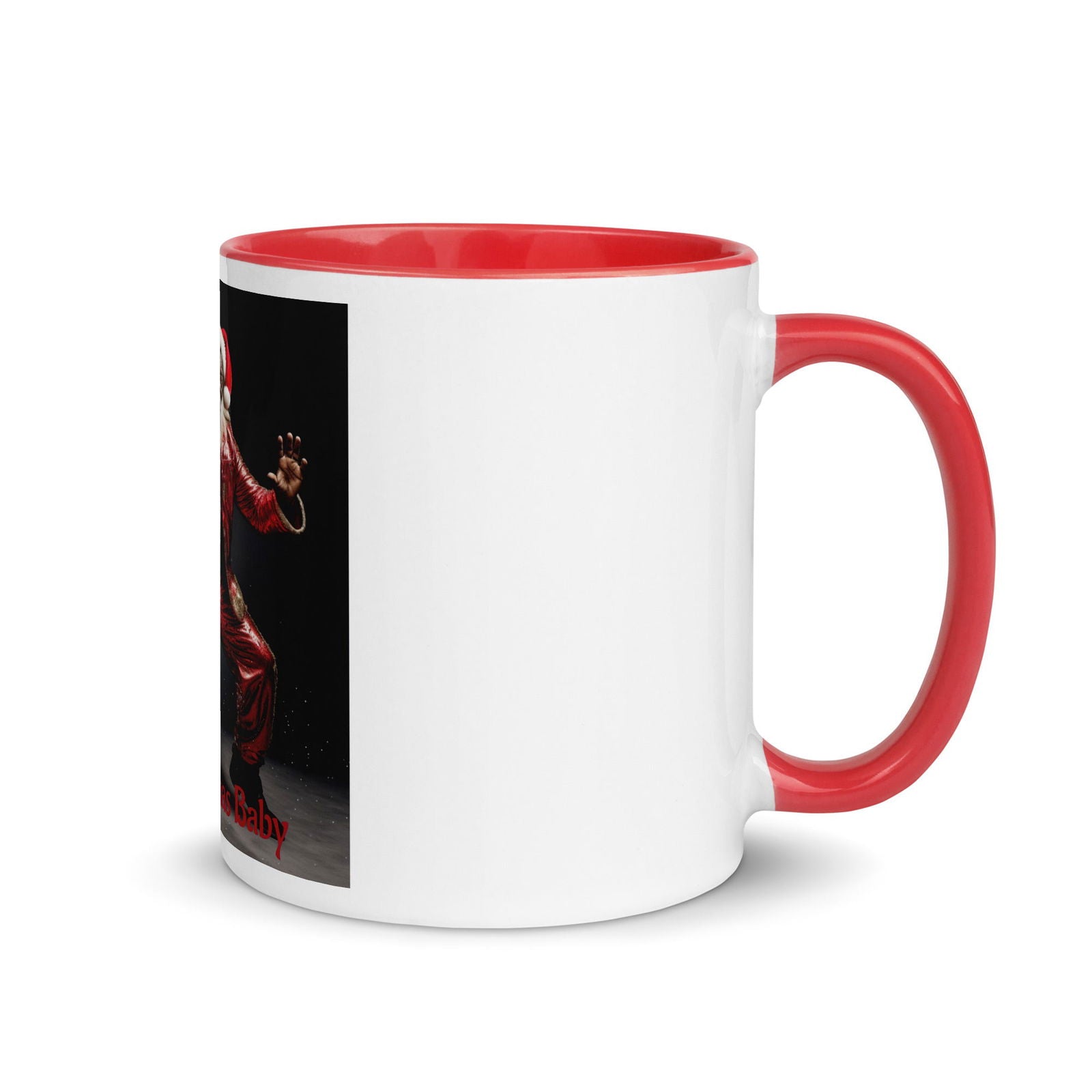 Santa Mug with Color Inside - ShopEbonyMonique