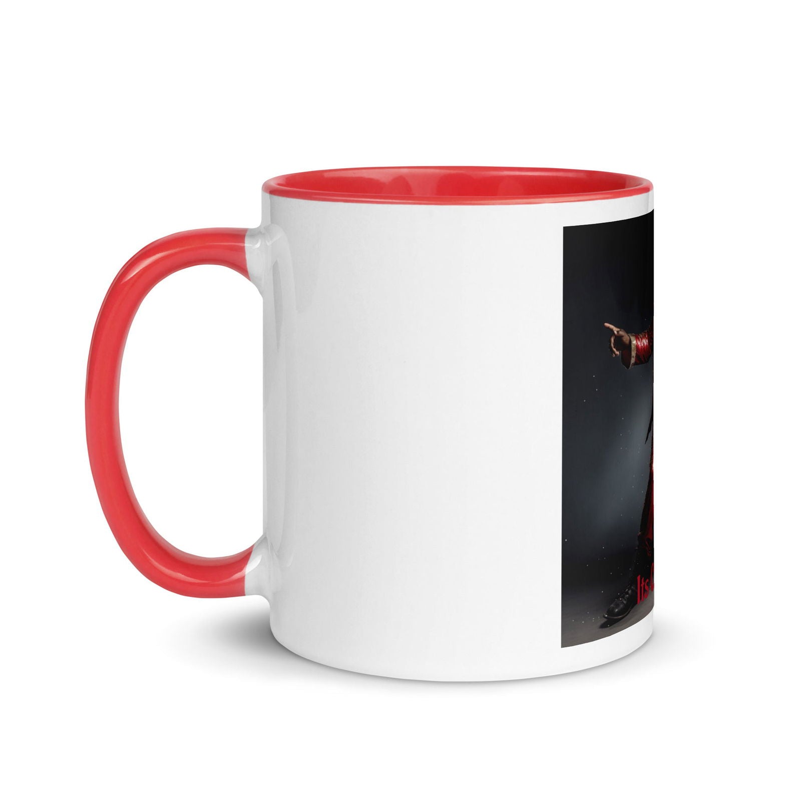 Santa Mug with Color Inside - ShopEbonyMonique