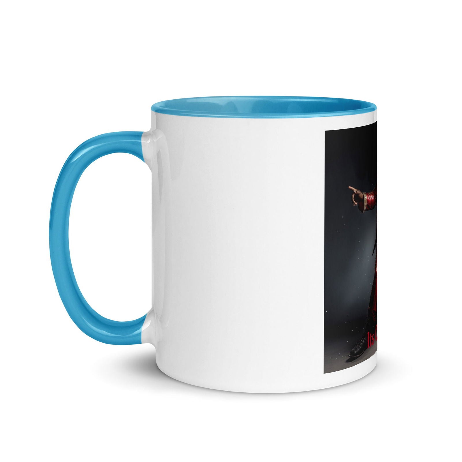 Santa Mug with Color Inside - ShopEbonyMonique