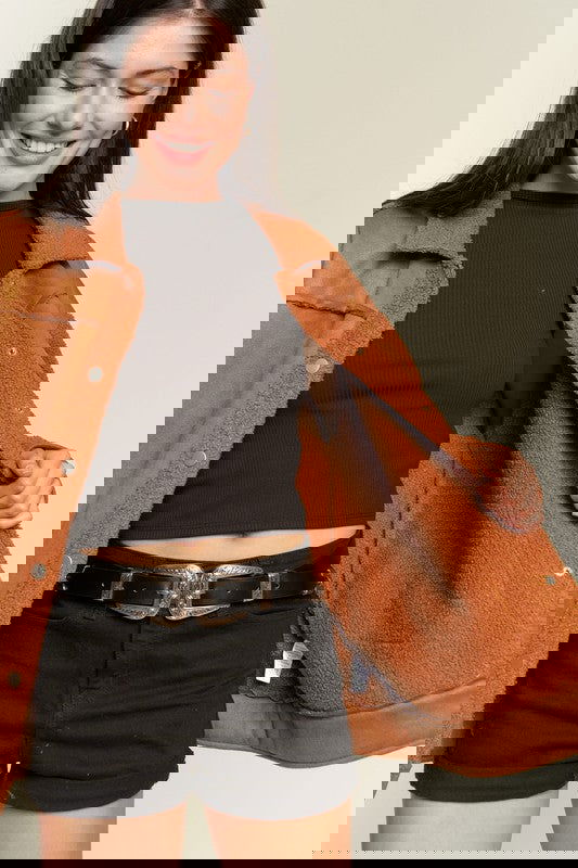 Sherpa Soft Coat - ShopEbonyMonique