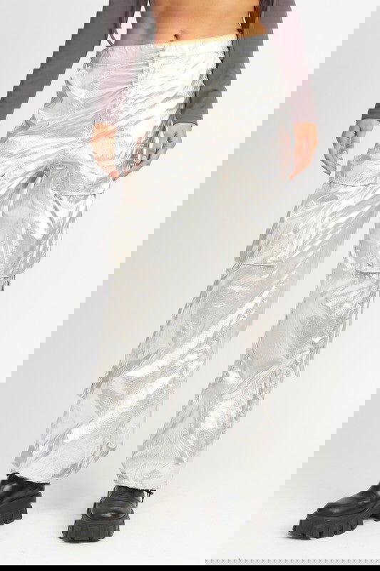 Silver Style Cargo Pants - ShopEbonyMonique