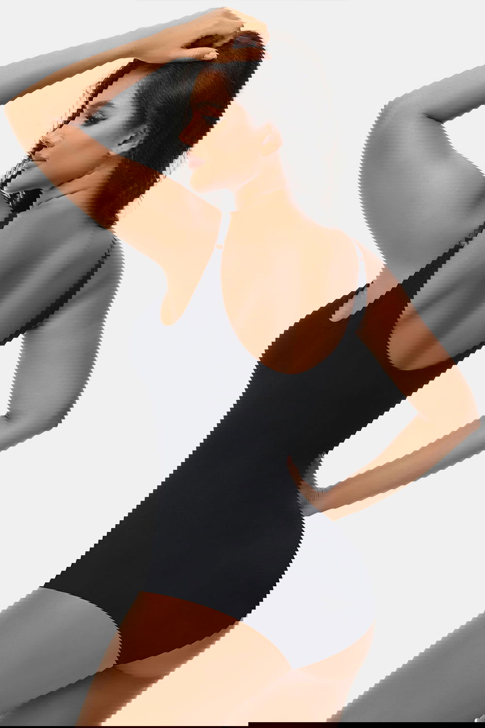 Spaghetti Strap Tummy Control Bodysuit - ShopEbonyMonique