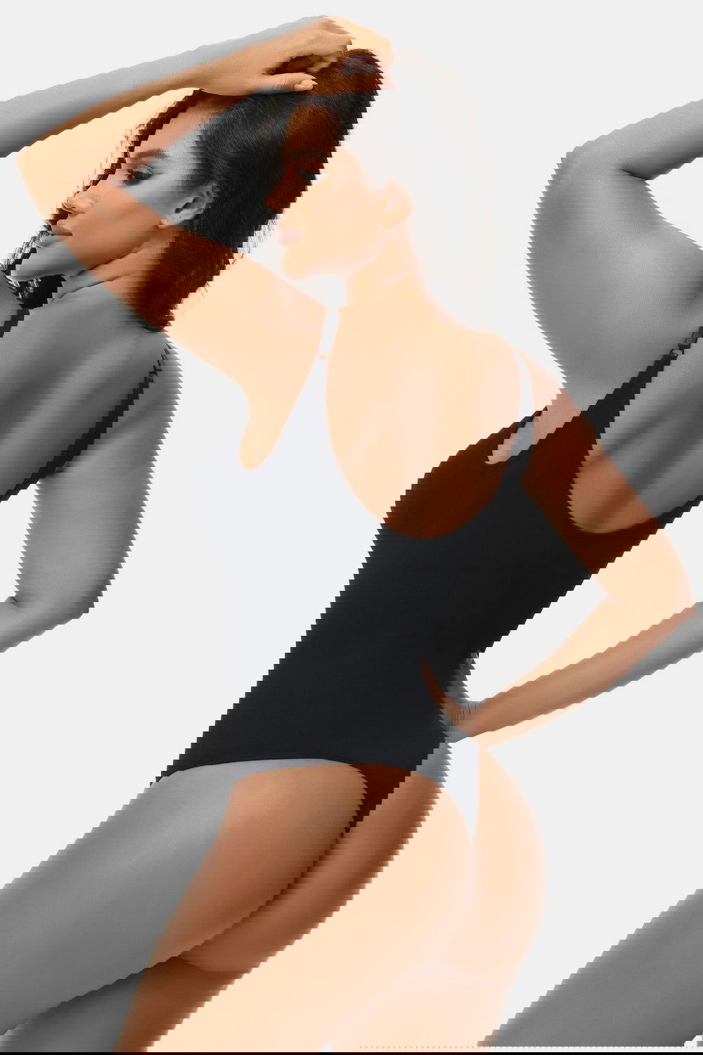 Spaghetti Strap Tummy Control Bodysuit - ShopEbonyMonique