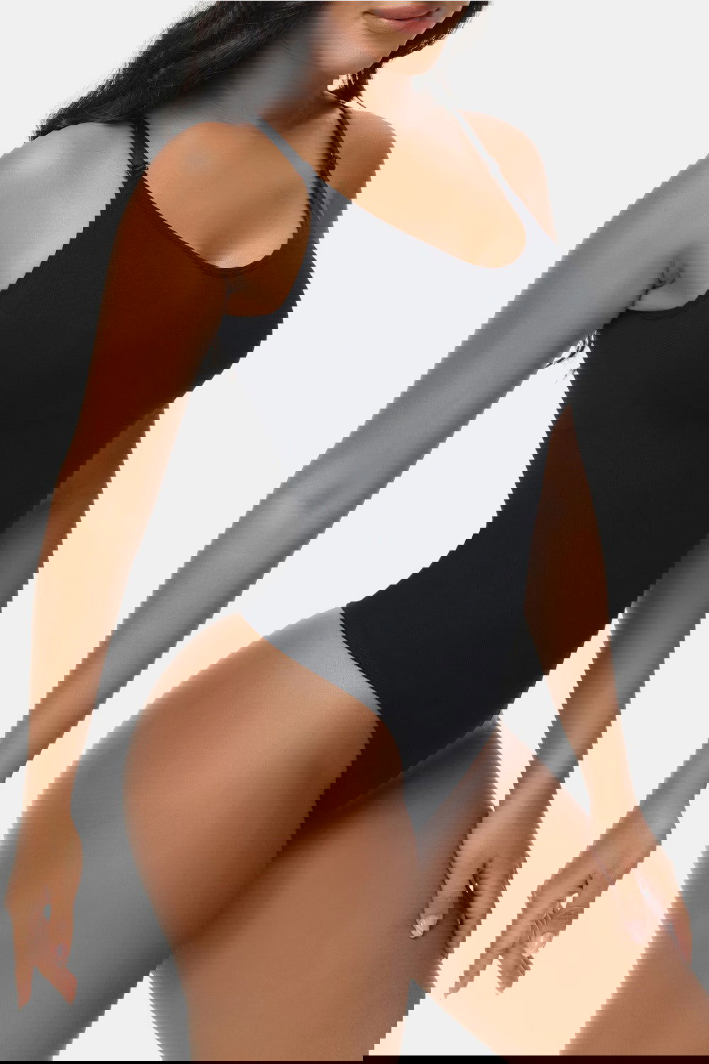 Spaghetti Strap Tummy Control Bodysuit - ShopEbonyMonique