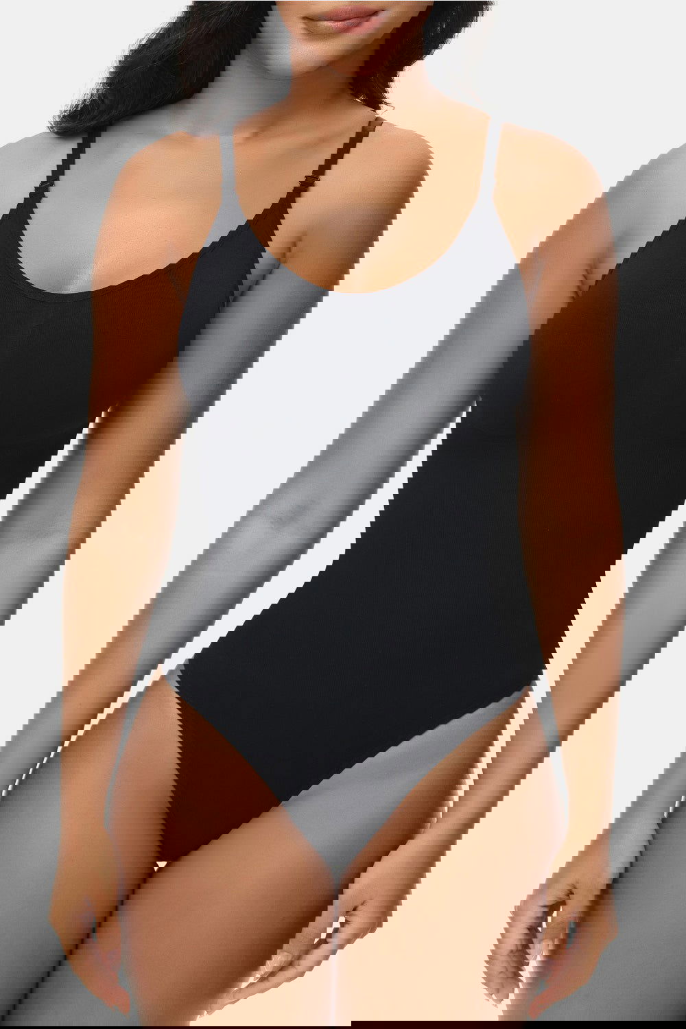 Spaghetti Strap Tummy Control Bodysuit - ShopEbonyMonique