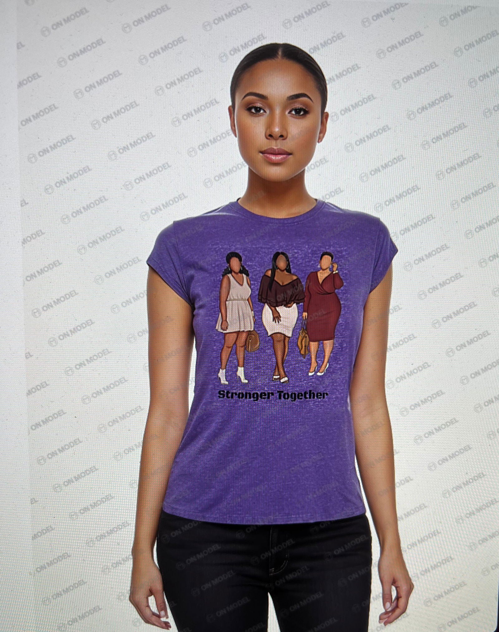 Stronger Together Women Tee - ShopEbonyMonique