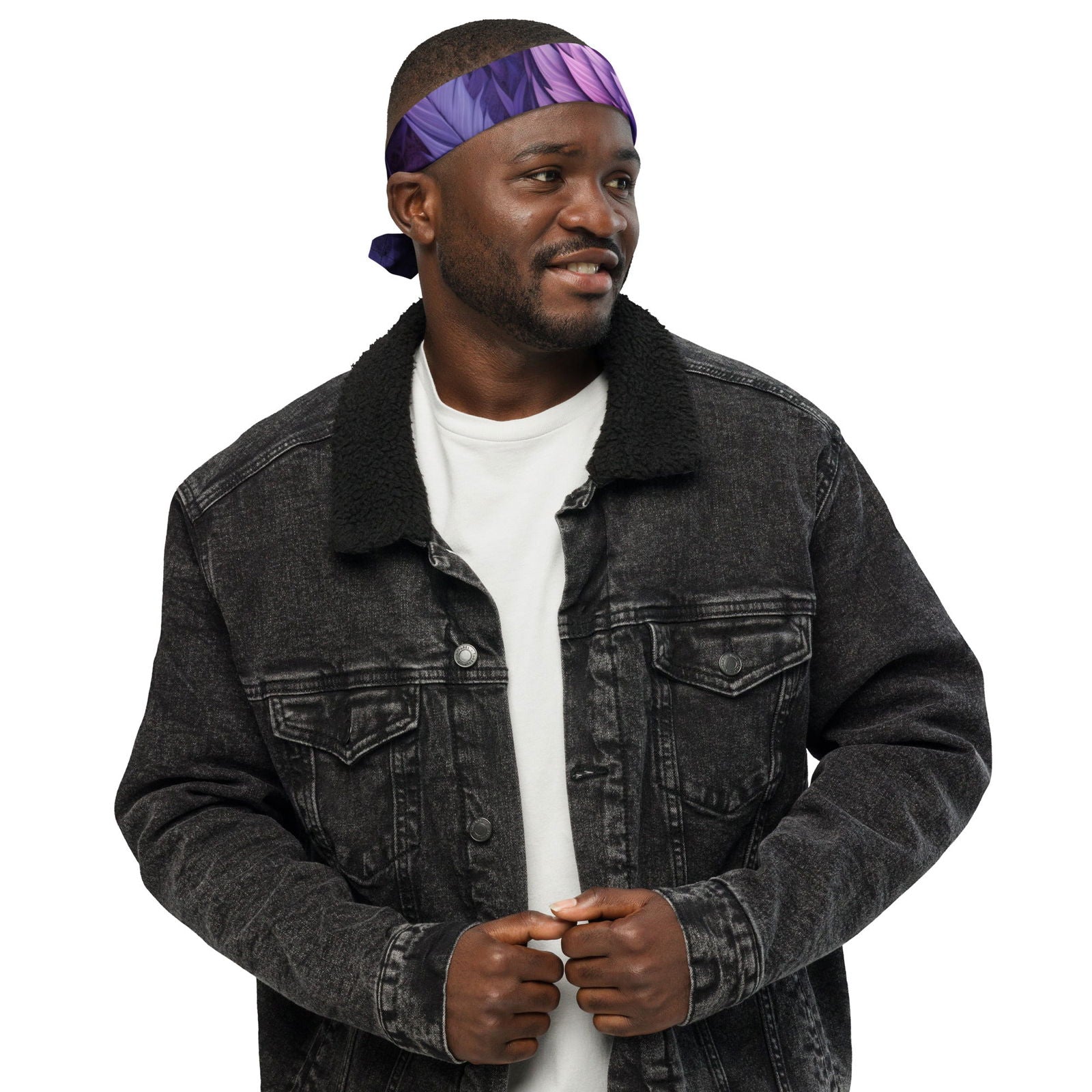 Swan Print bandana - ShopEbonyMonique