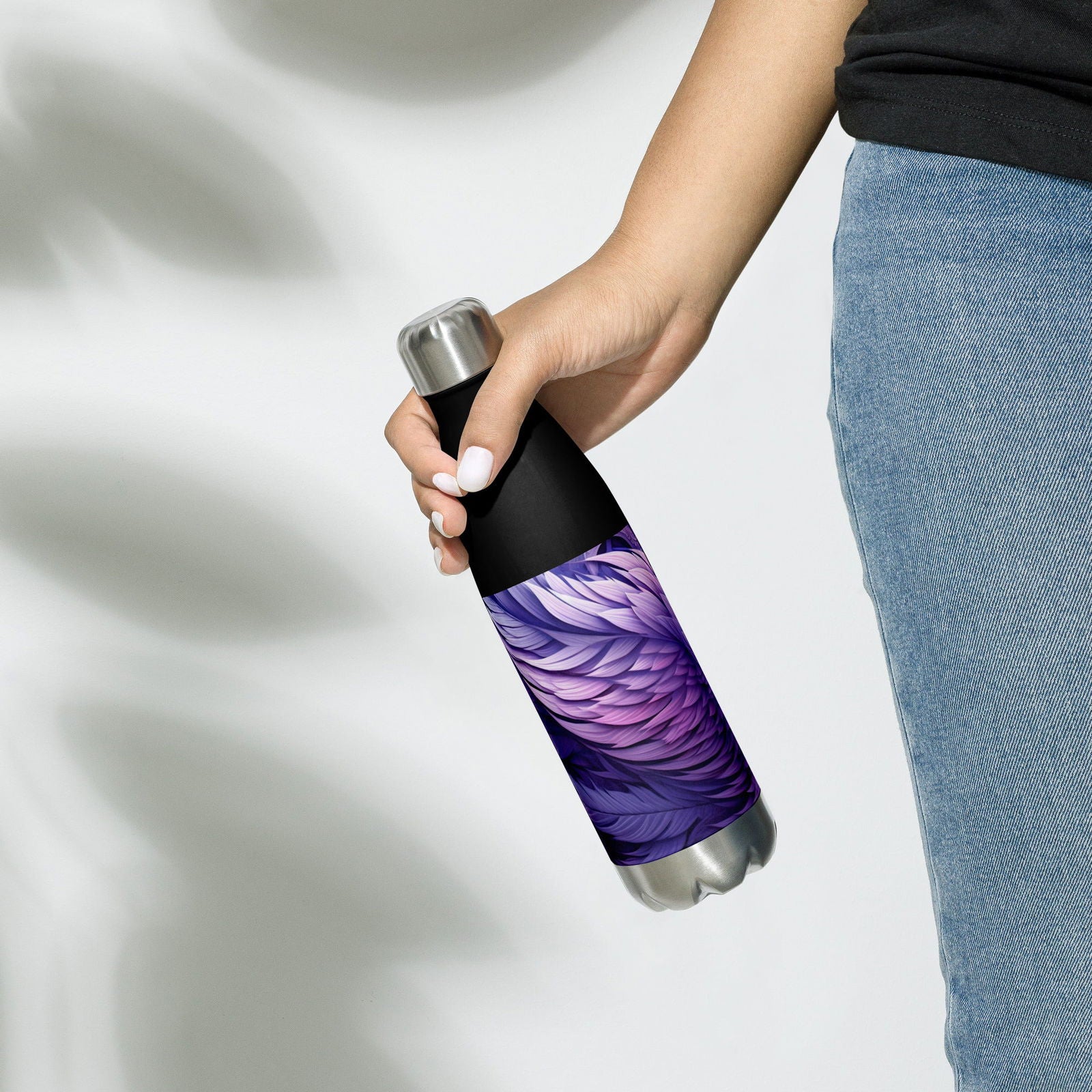 Swan Stainless Steel Water Bottle - ShopEbonyMonique