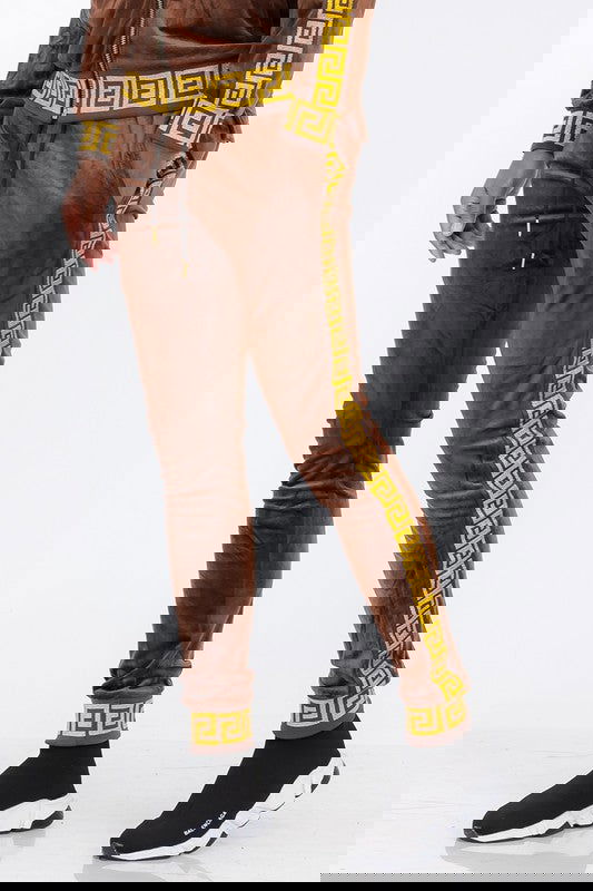 Velour Status Detail Jogger - ShopEbonyMonique