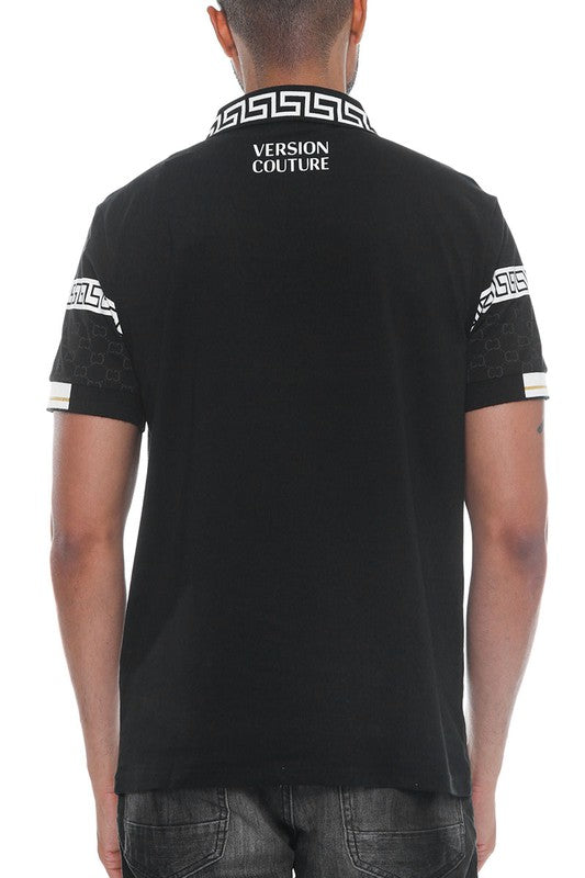 Version Couture Brand Polo Button Down Shirt - ShopEbonyMonique