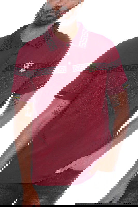 Version Couture Brand Polo Button Down Shirt - ShopEbonyMonique