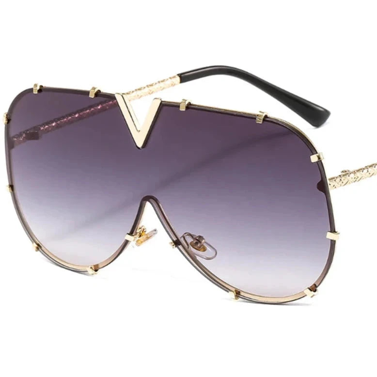 Vintage Metal Frame RetroSun Glasses - ShopEbonyMonique