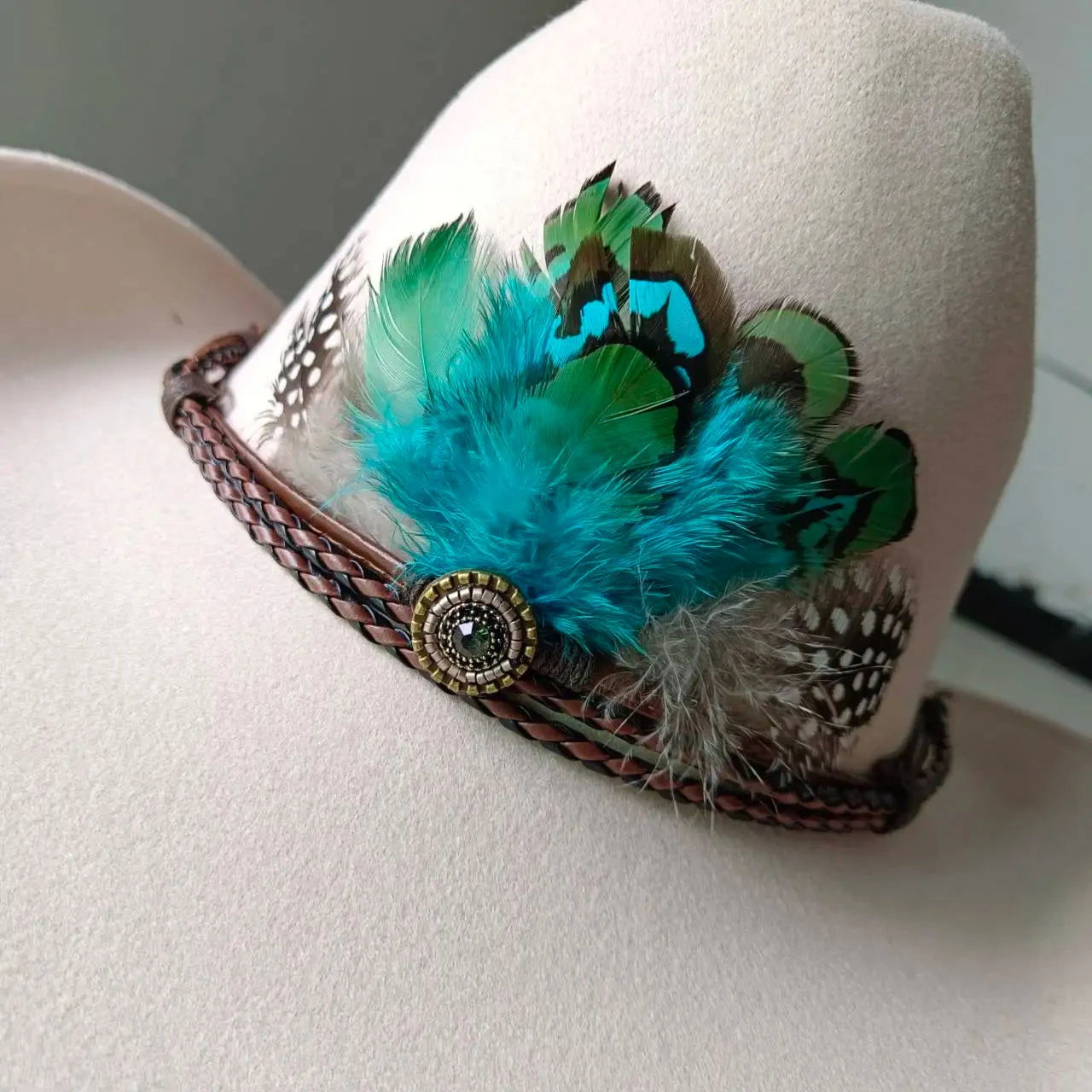 Wide Brim Western Cowboy Hat - ShopEbonyMonique