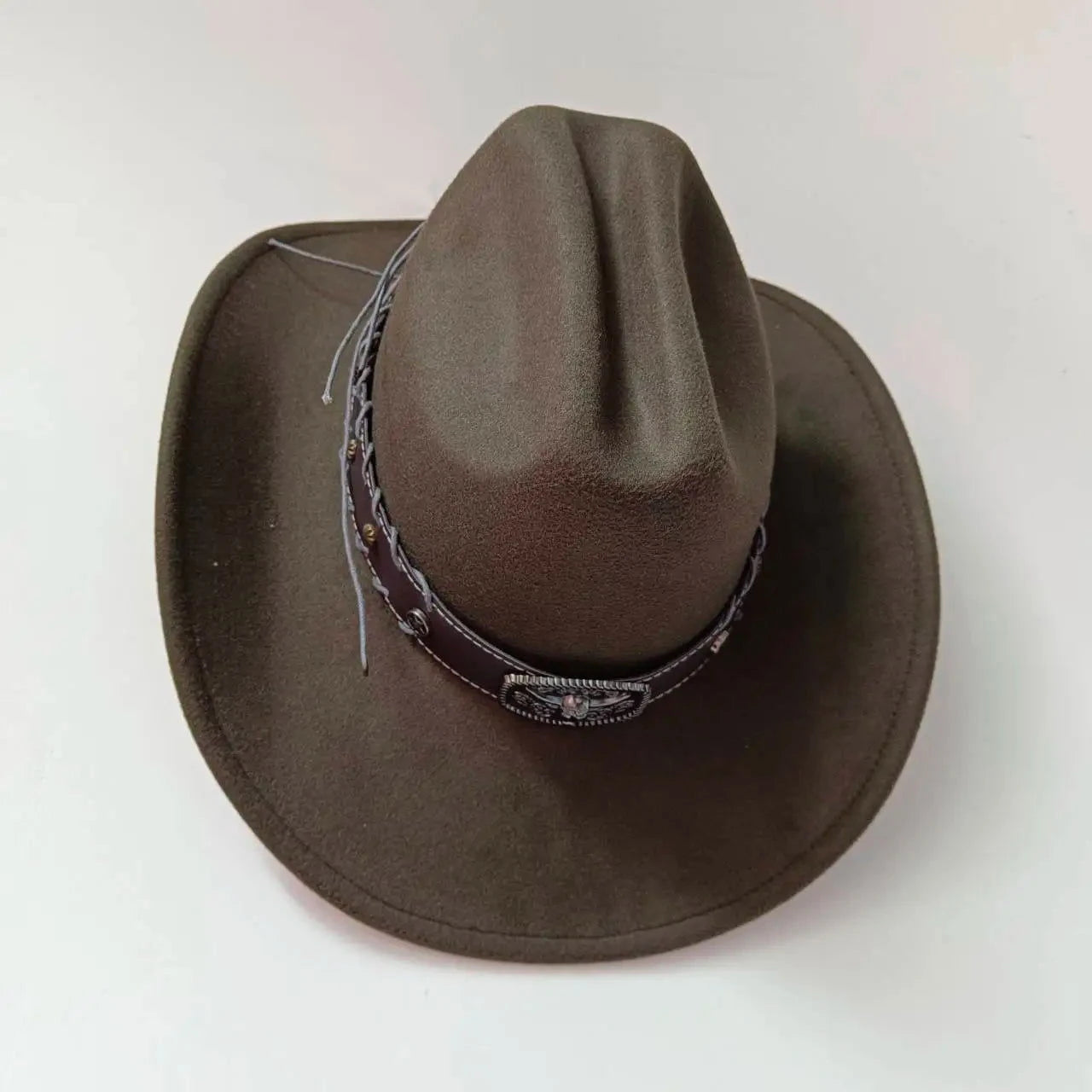 Wide Brim Western Cowboy Hat - ShopEbonyMonique