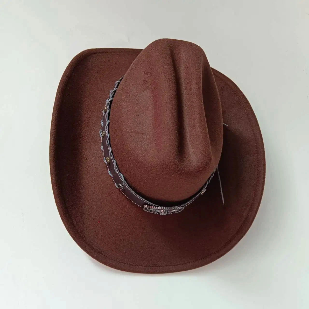 Wide Brim Western Cowboy Hat - ShopEbonyMonique
