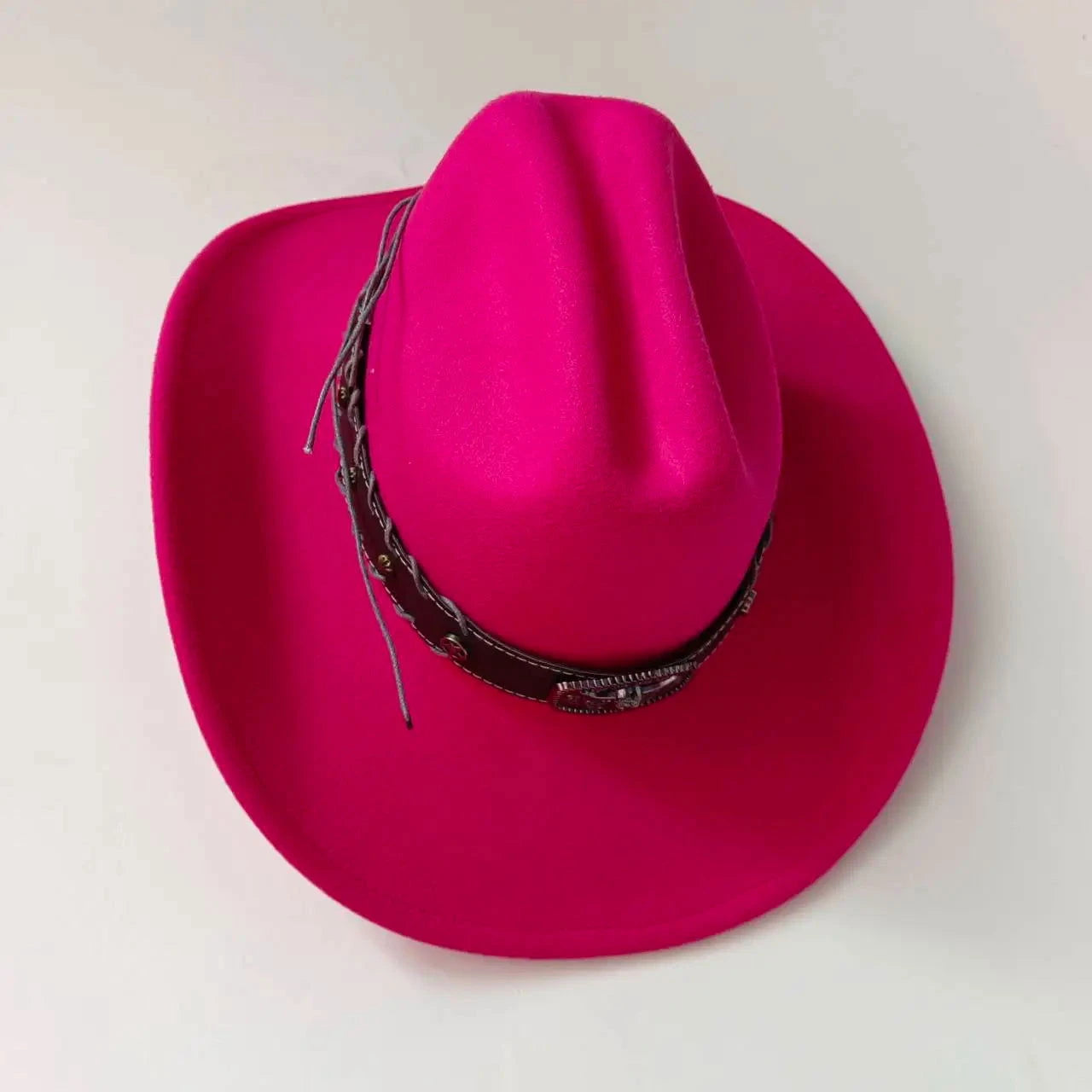 Wide Brim Western Cowboy Hat - ShopEbonyMonique