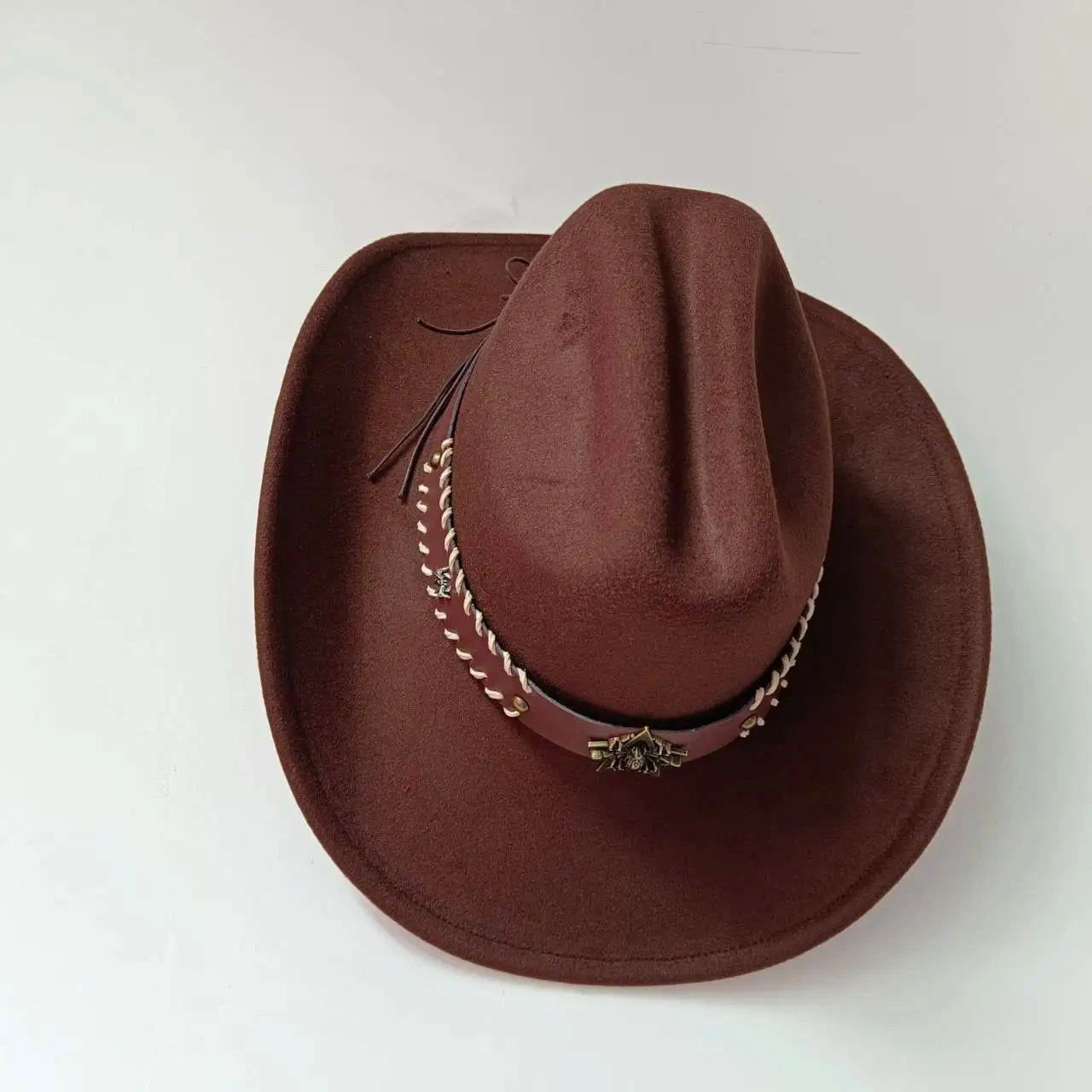 Wide Brim Western Cowboy Hat - ShopEbonyMonique